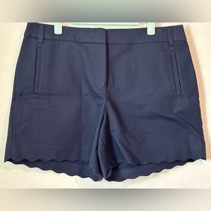 Anne Klein Scalloped Hem Dress Short